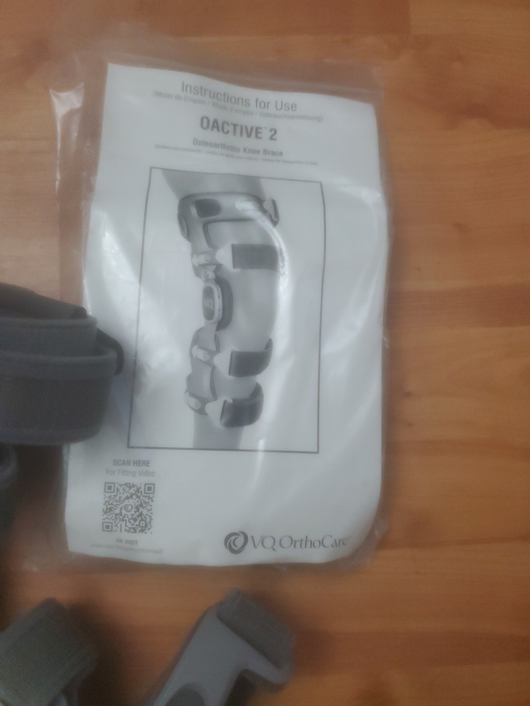 VQ Orthocare OActive 2 Osteoarthritis Arthritis Right Knee Brace