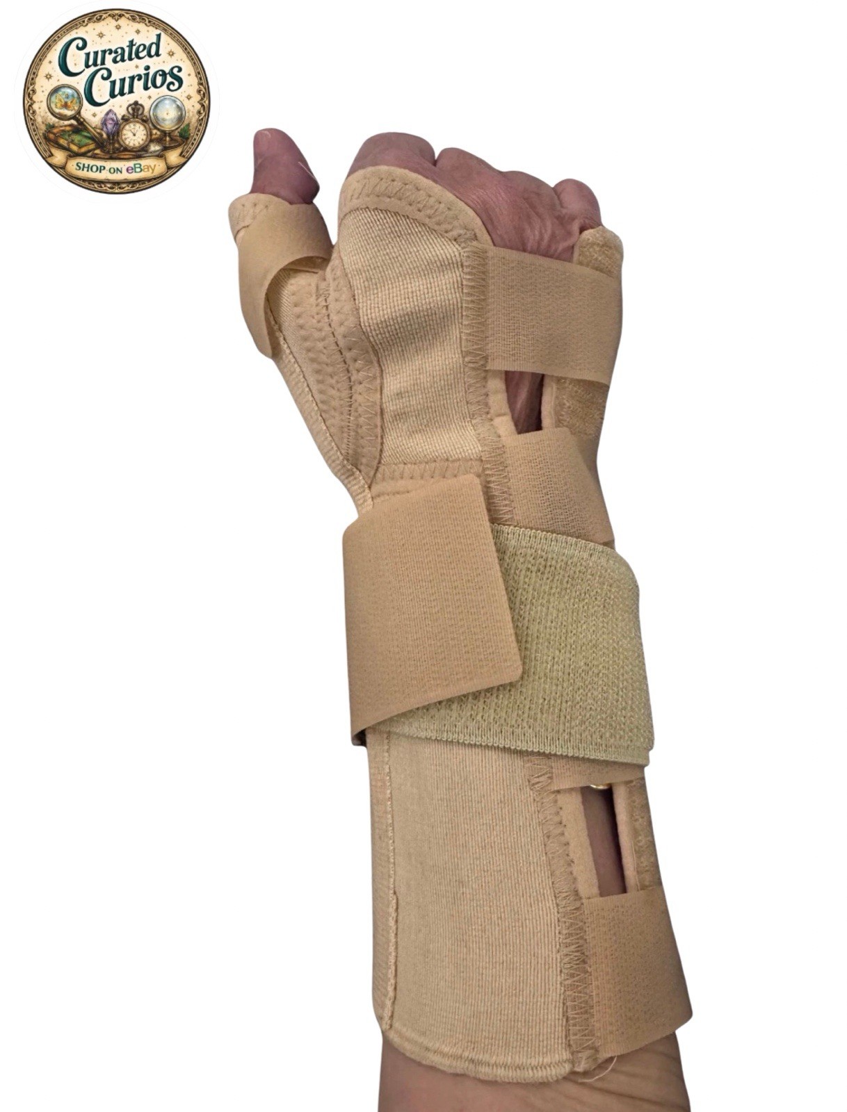 Aurafix Right Hand Wrist Brace Splint Medium (16–18 cm) Metal Support Stabilizer