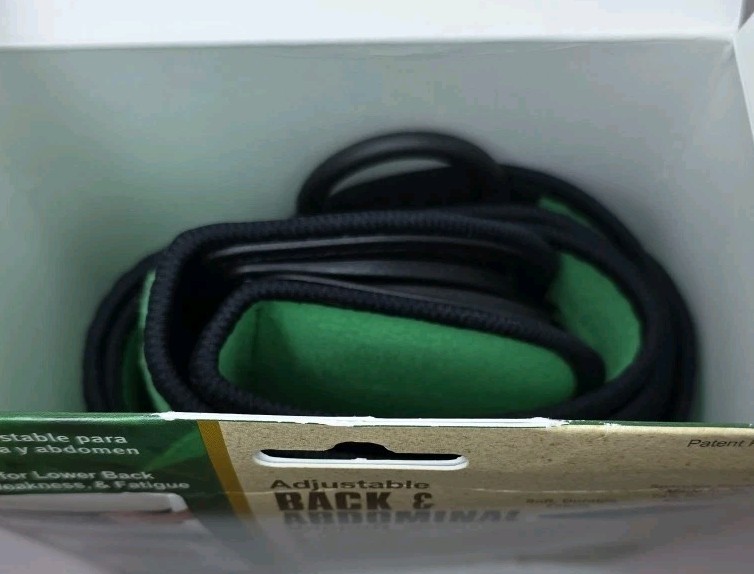 Mueller Adjustable Back and Abdominal Support Green/Black One Size Fits Most