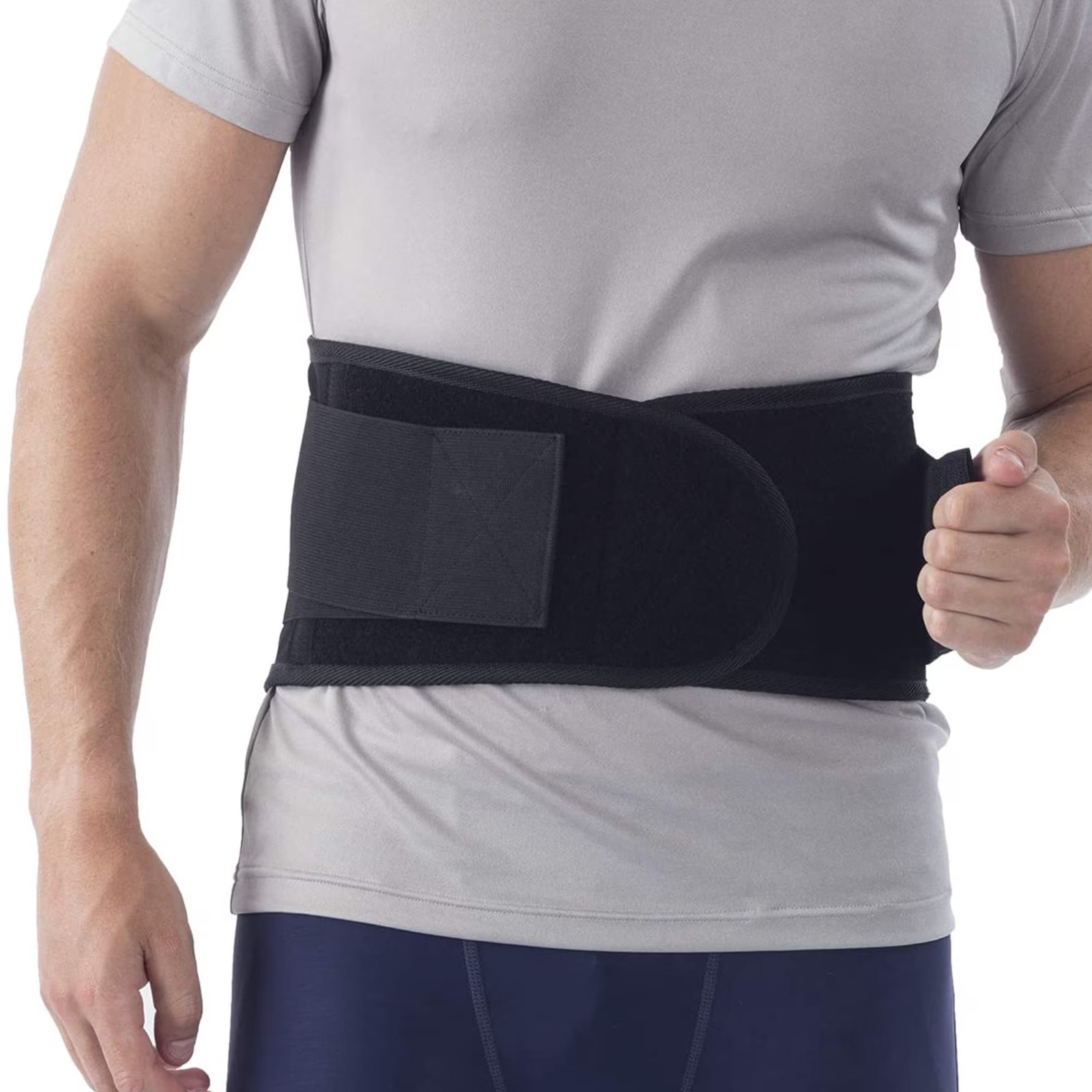 Men Women Lumbar Back Support Belt Lower Back Brace Adjustable Waist Compression