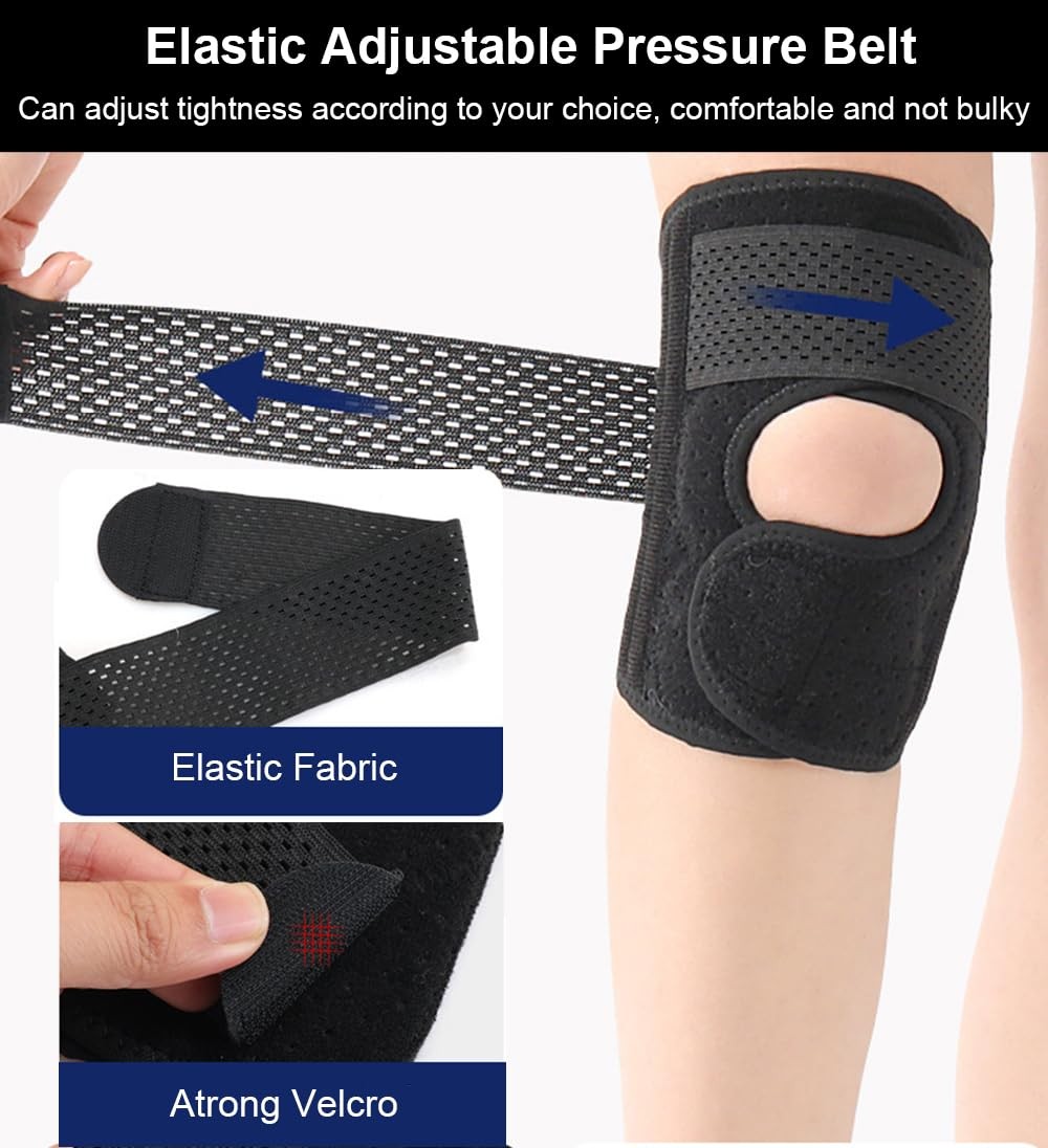 Knee Braces for Women Men Pain ACL MCL Large, Black-Left