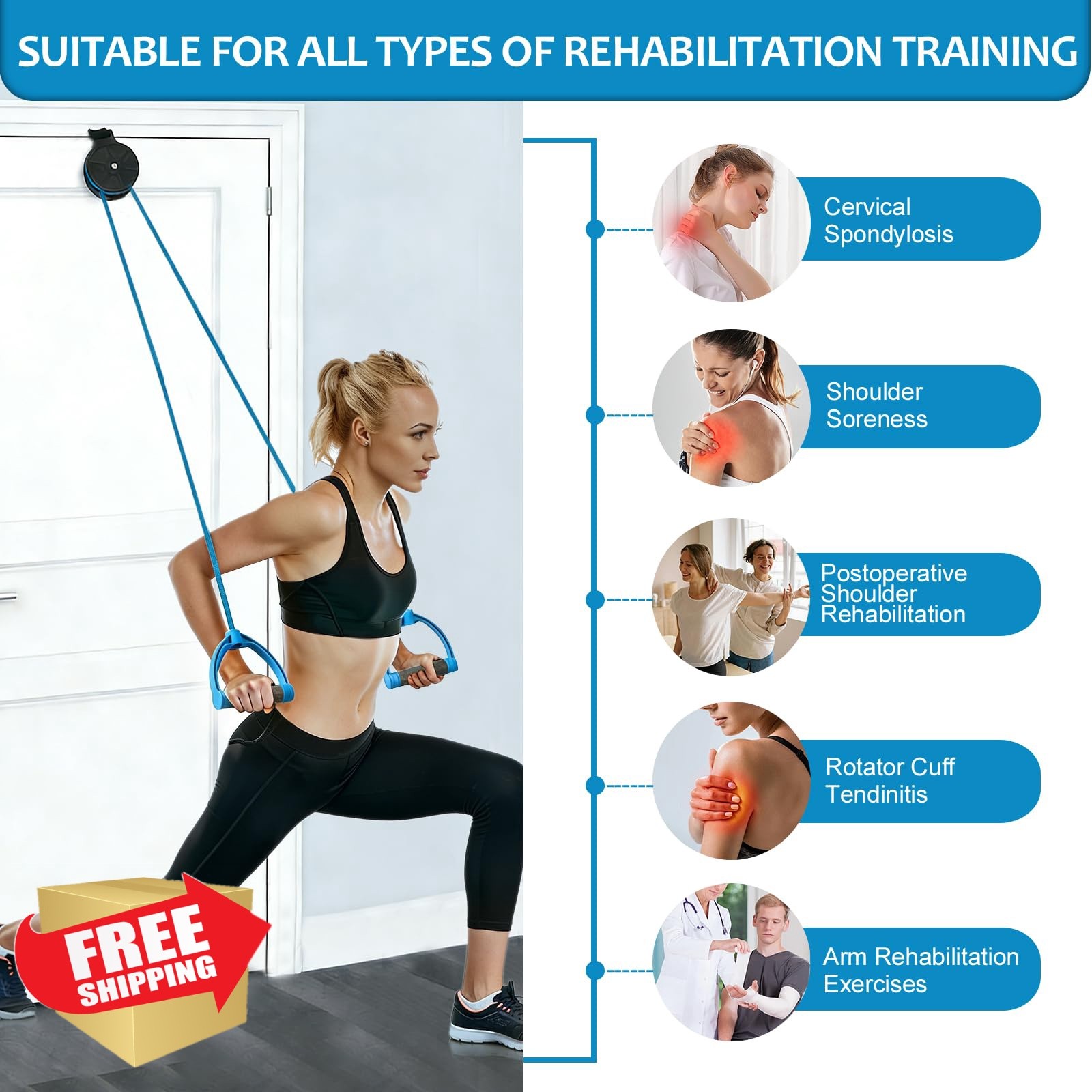 FFVRVSS Shoulder Pulley Physical Therapy Rehab