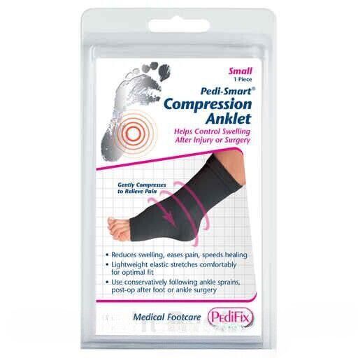 PediFix Pedi-Smart Compression Anklet – Black