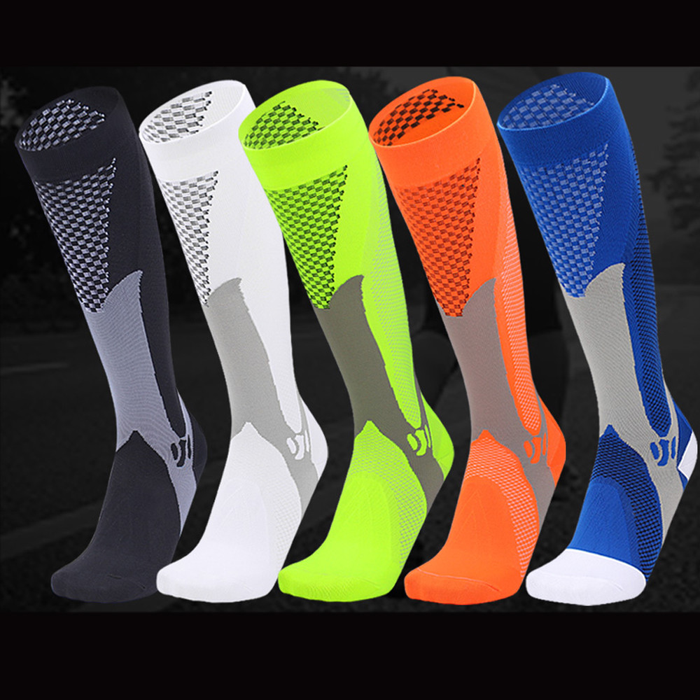 Copper Compression Socks Men Women Calf Shin Leg Running Fitness Sleeve