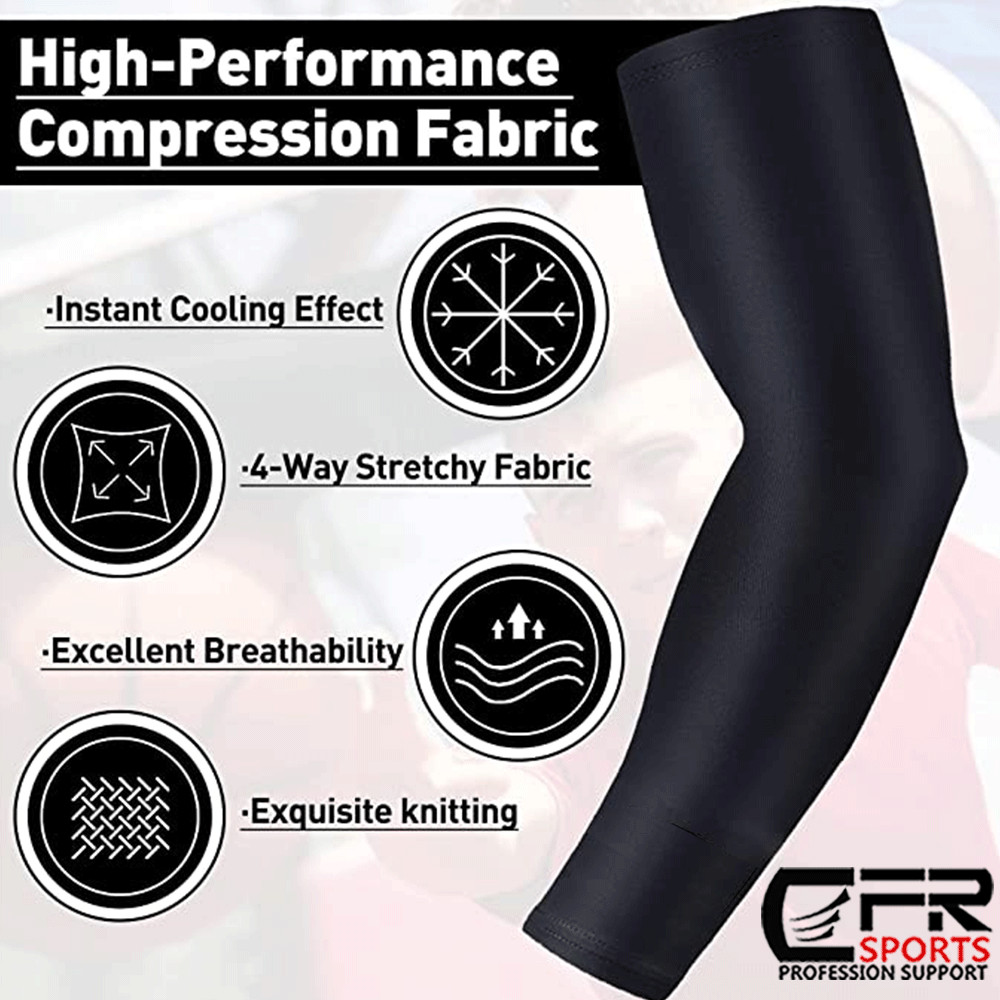 Compression Sleeve Arm Elbow Support Brace Sport Joint Pain Relief Arthritis GYM