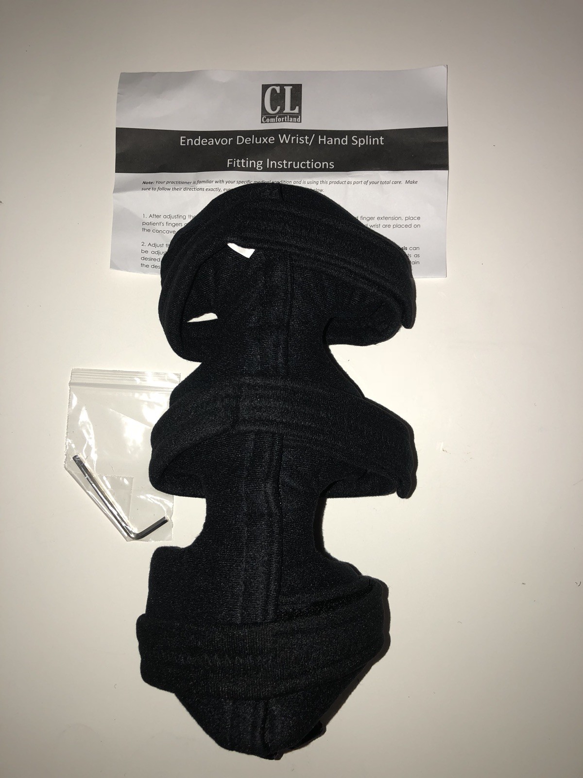 *NEW* Comfortland Endeavor Deluxe Wrist Hand Splint One Size Fits Most 31-500