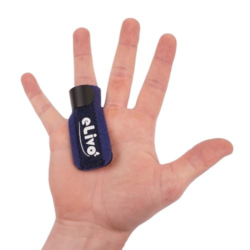Elivo Finger Splint, Trigger Finger Support Brace for 1 Pack Single Strap