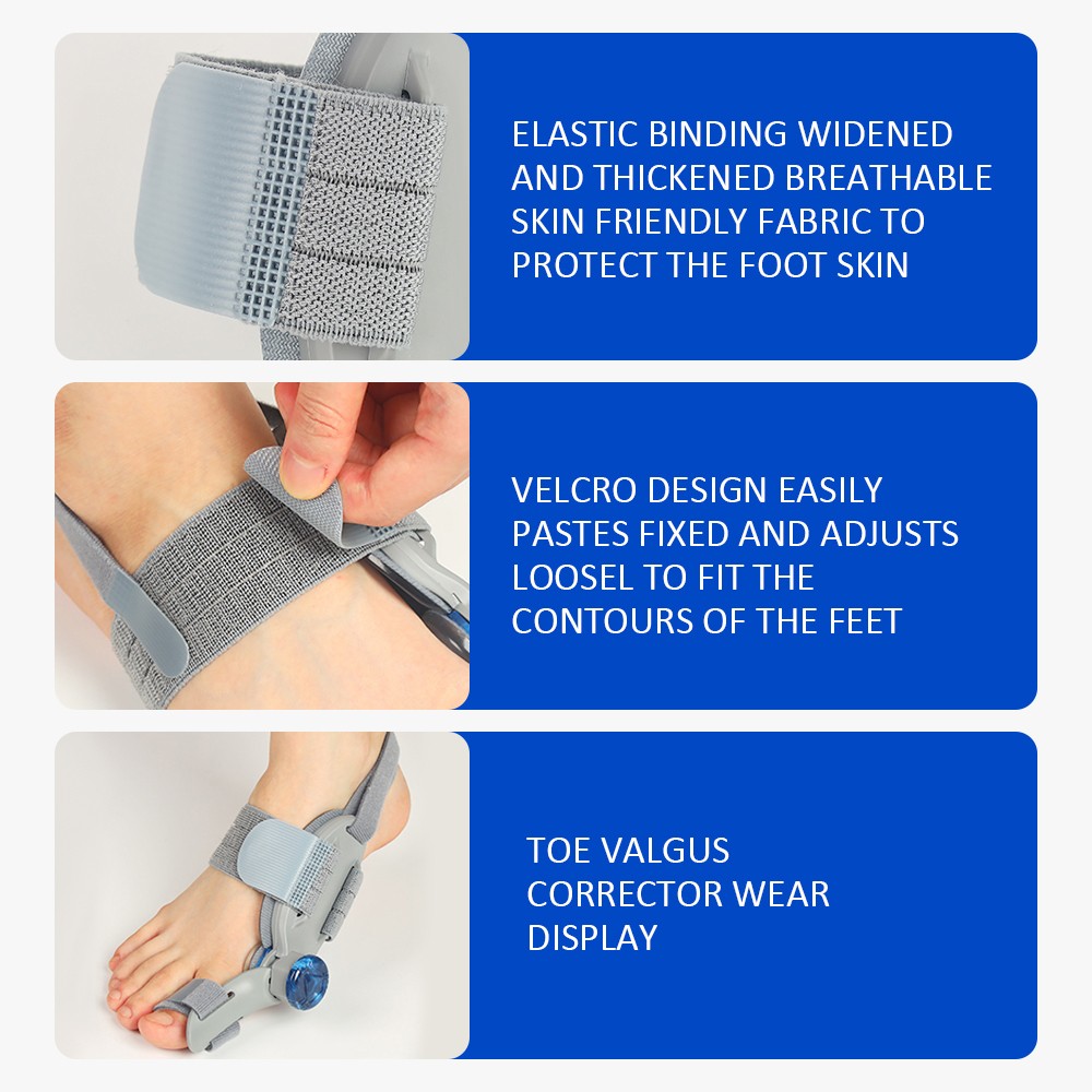 Bunion Fix Toe Hallux Valgus Corrector Big Toe Straightener Adjustable Unisex