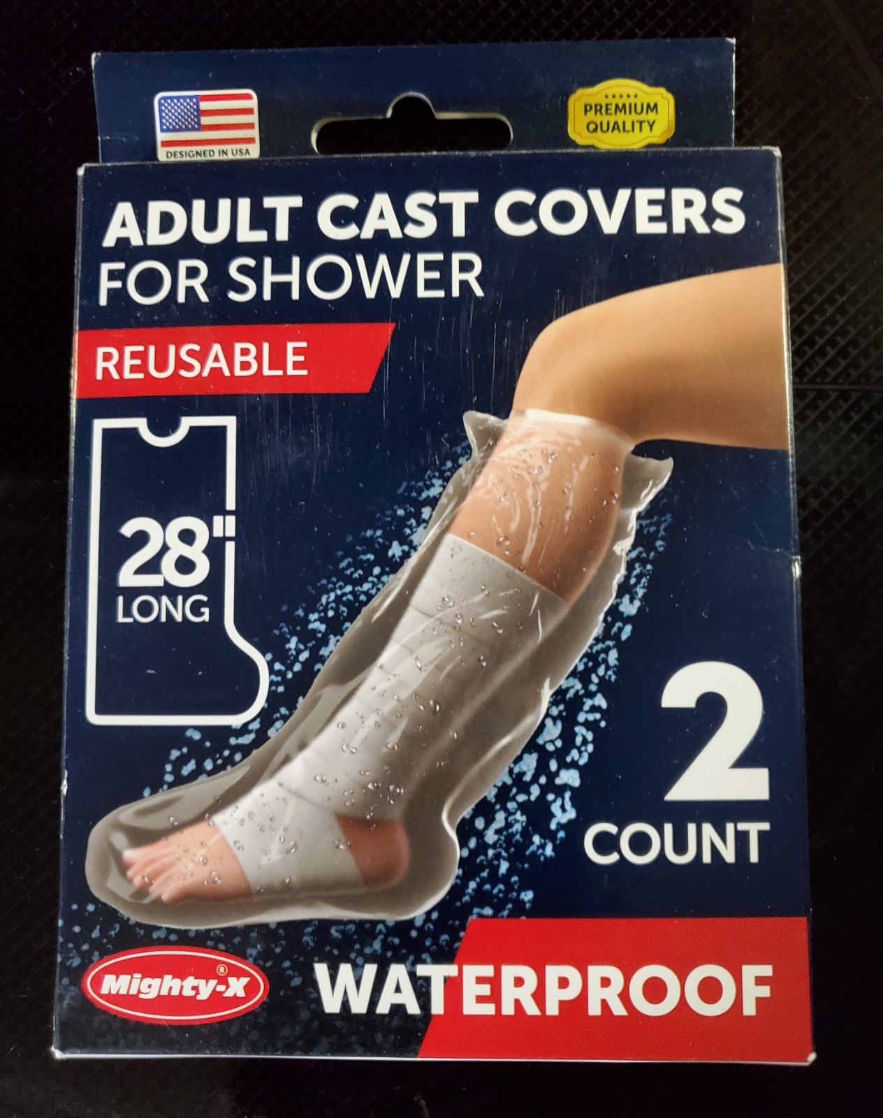 Adult Leg Cast Cover,2 Count,28 In. Long