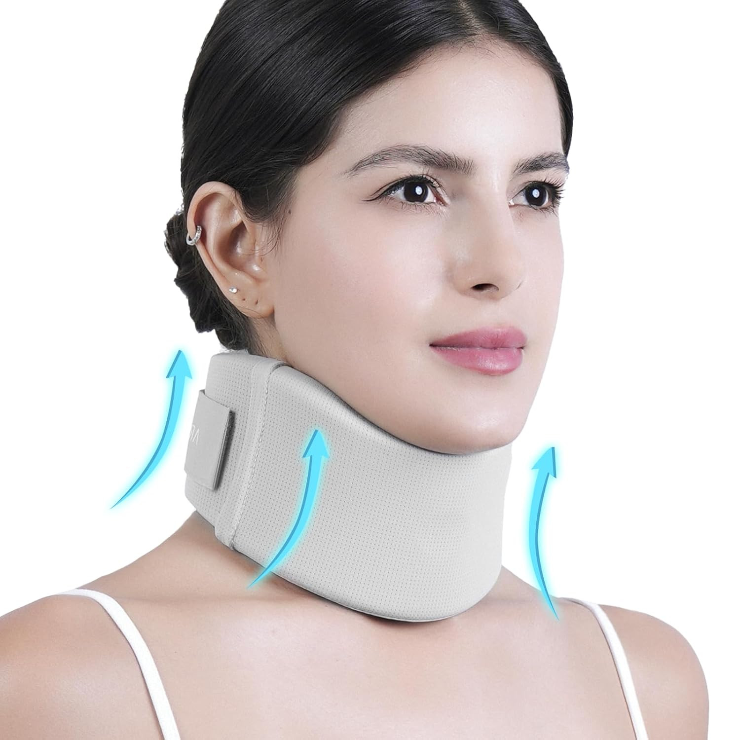 Ice Silk Neck Brace – Soft, Breathable Cervical Collar for Pain Relief & Posture