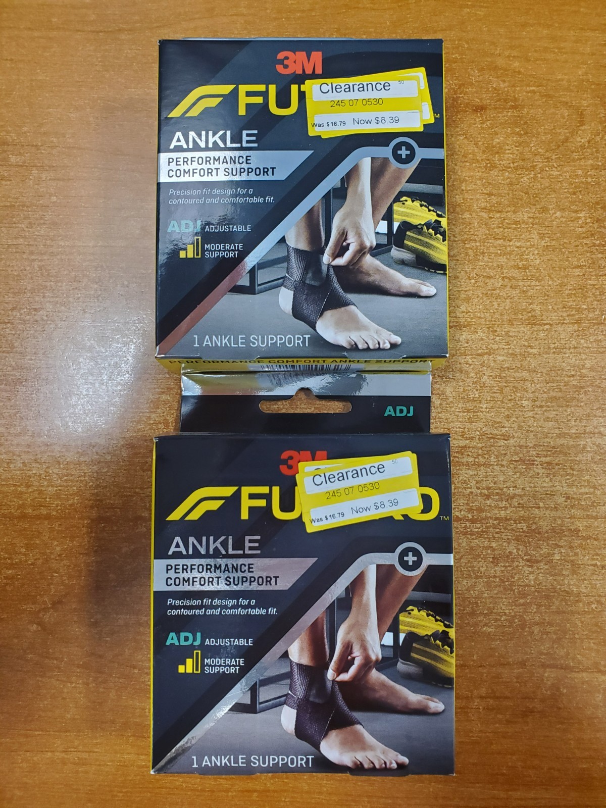 2 Pk: 3M Futuro ANKLE Comfort Support Adjustable Moderate Support (0623) E2D