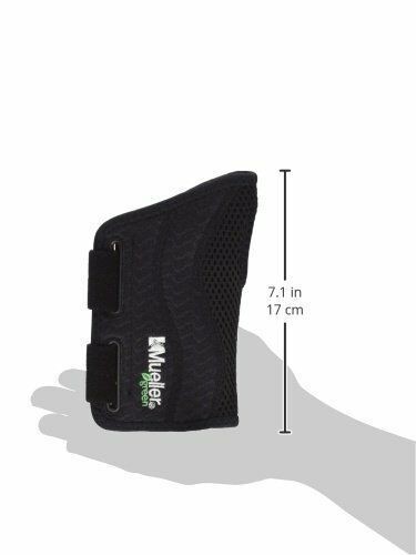 Mueller Green Fitted Wrist Brace For Left Hand Small-Medium Size Maximum Support