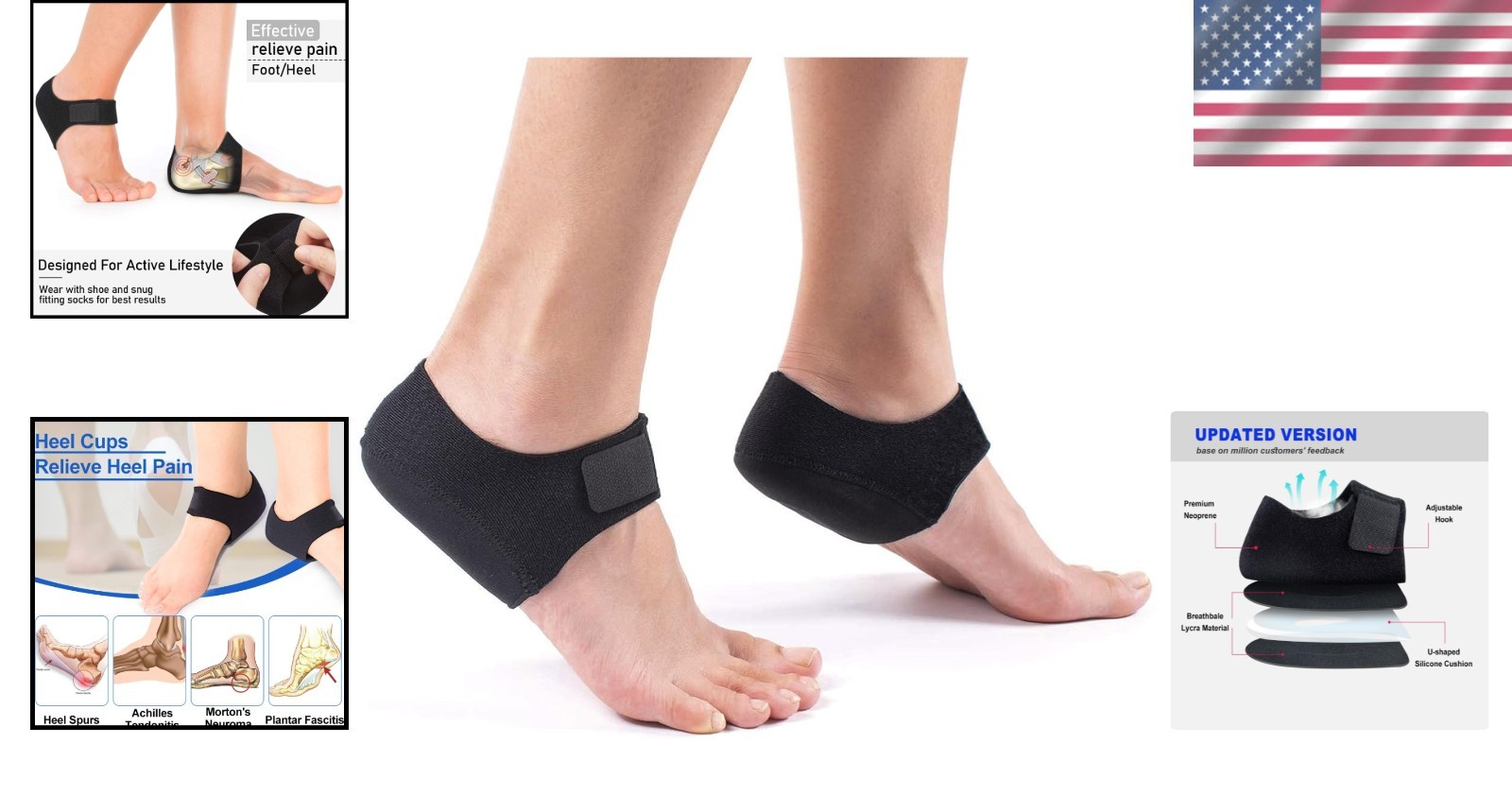 Podiatrist Recommended Heel Cups for Pain Relief