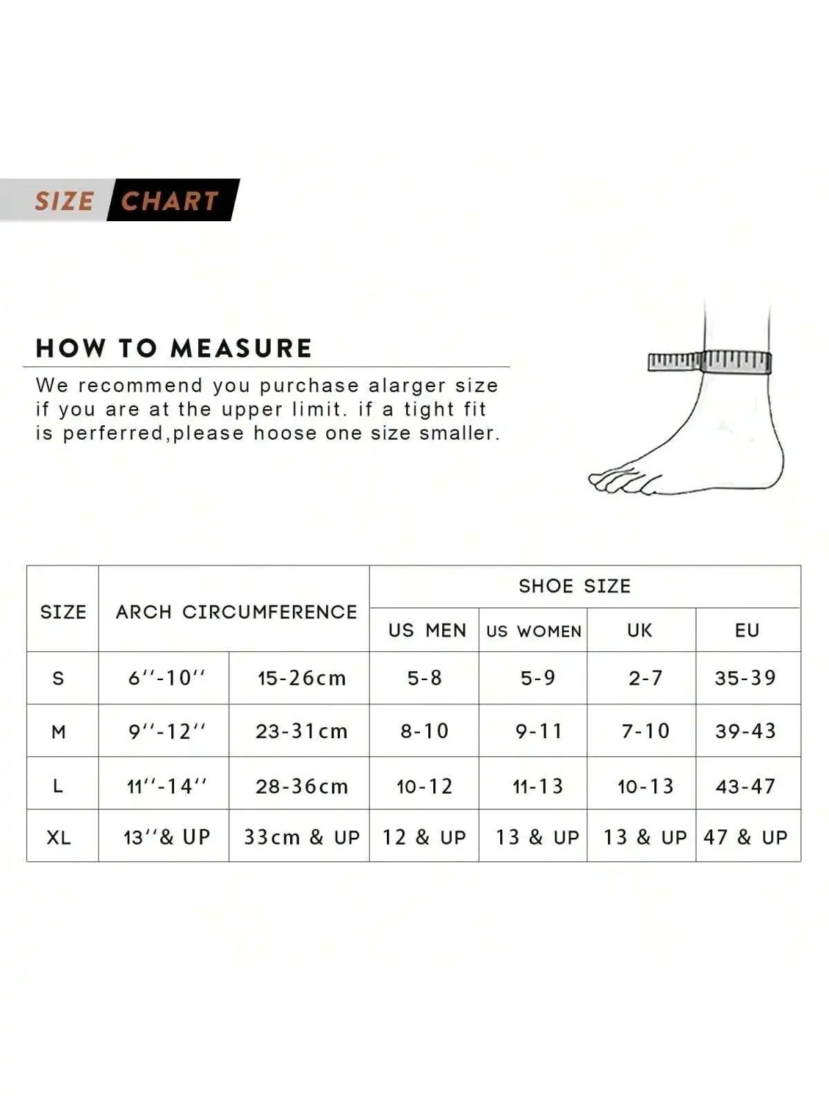 Copper Infused Ankle Compression Sleeve Brace Support for Sprains Sports 1PCS