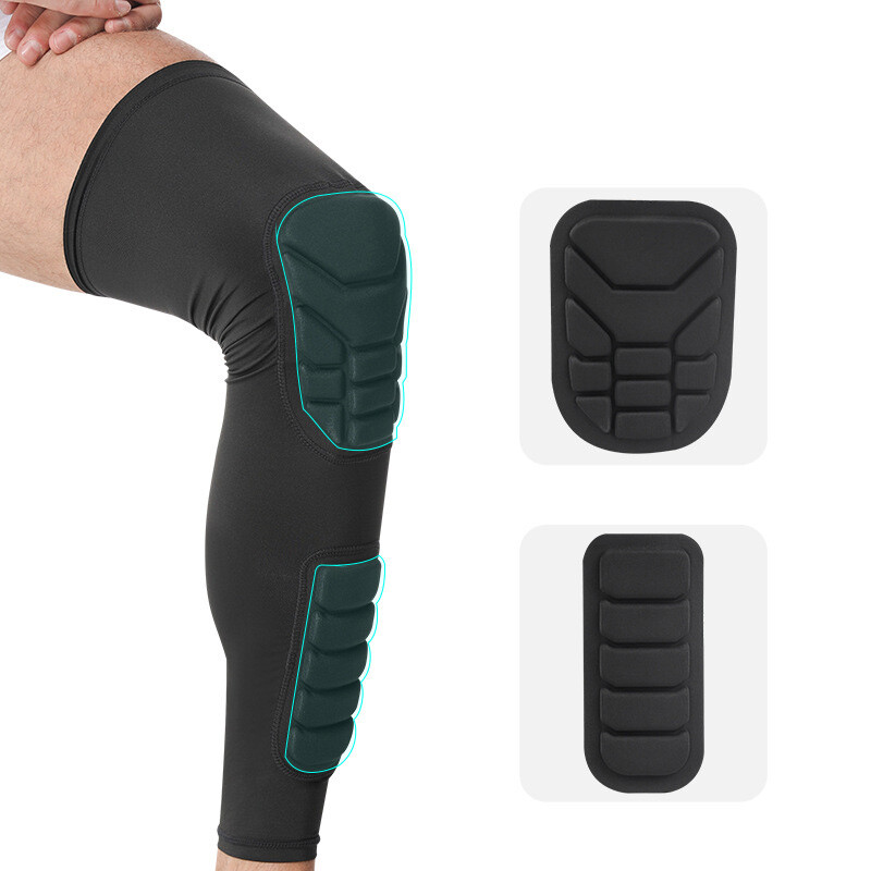 Compression Long Sleeve Support Leg Knee Pad Brace Sport Pain Guard Men Women