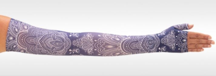 GYPSY DENIM Dreamsleeve Compression Sleeve by JUZO, Gauntlet Option ANY SIZE/LVL