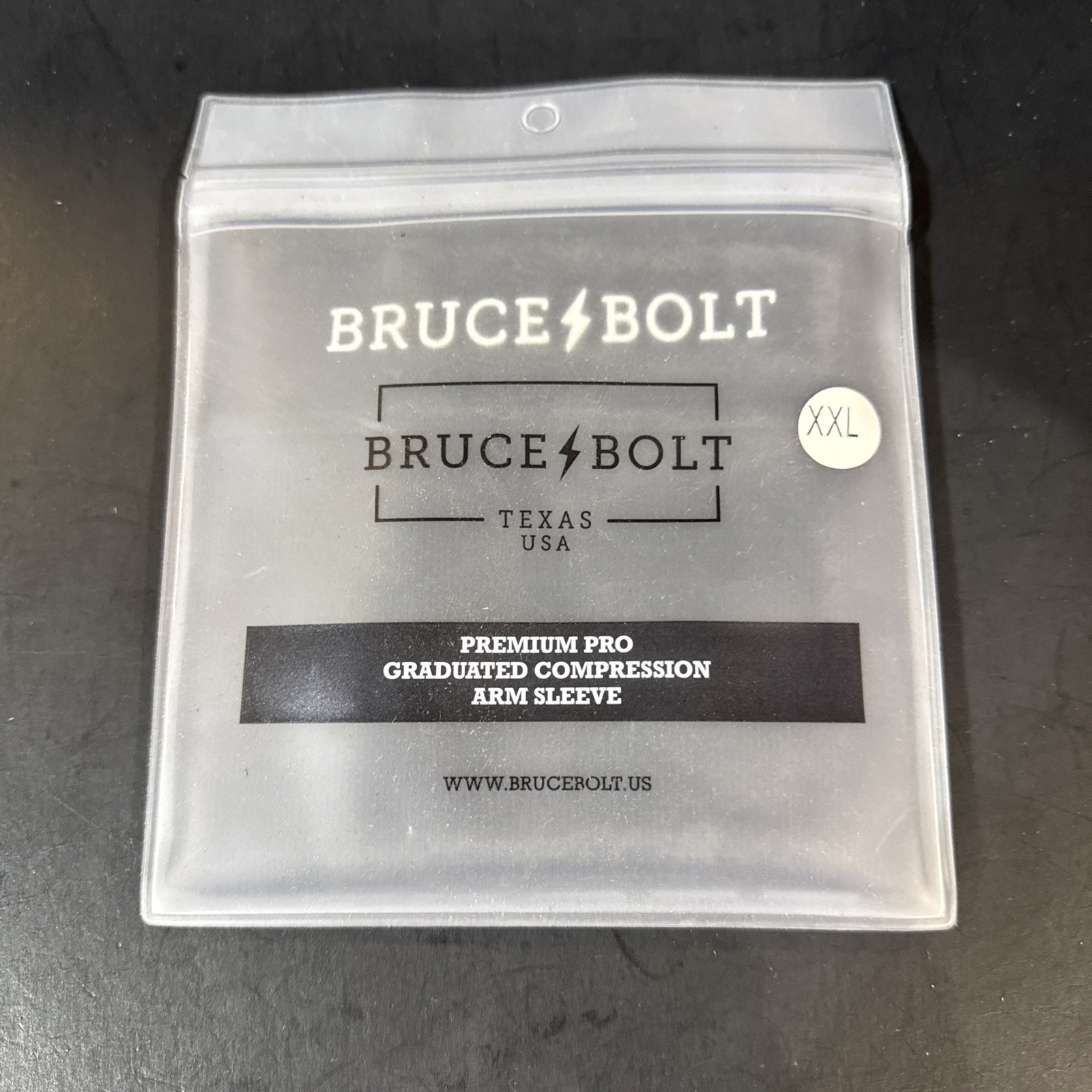 Bruce Bolt Premium Pro Graduated Compression Arm Sleeve Black XXL NEW
