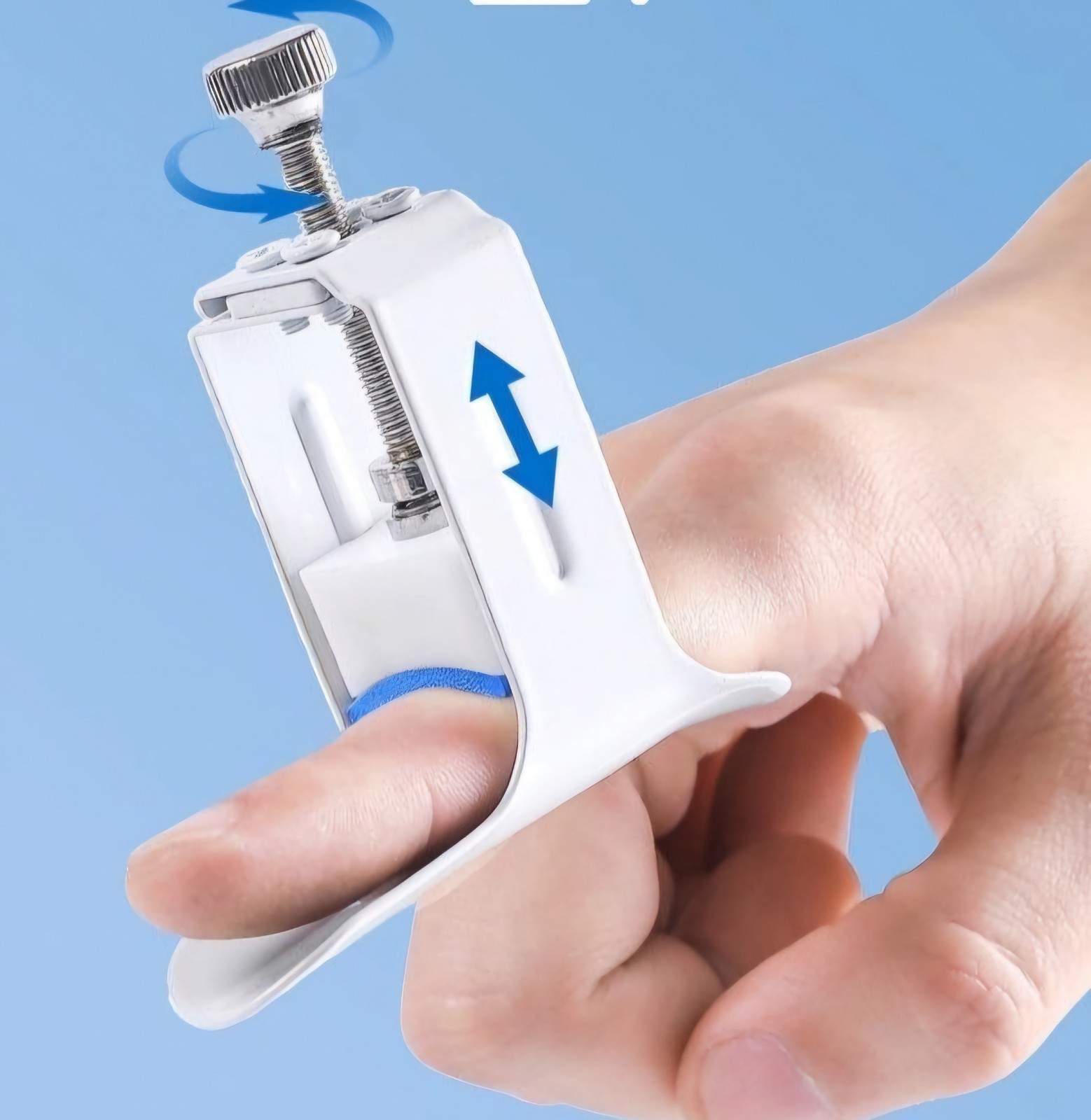 Adjustable Metal Finger Joint Extension Splint
