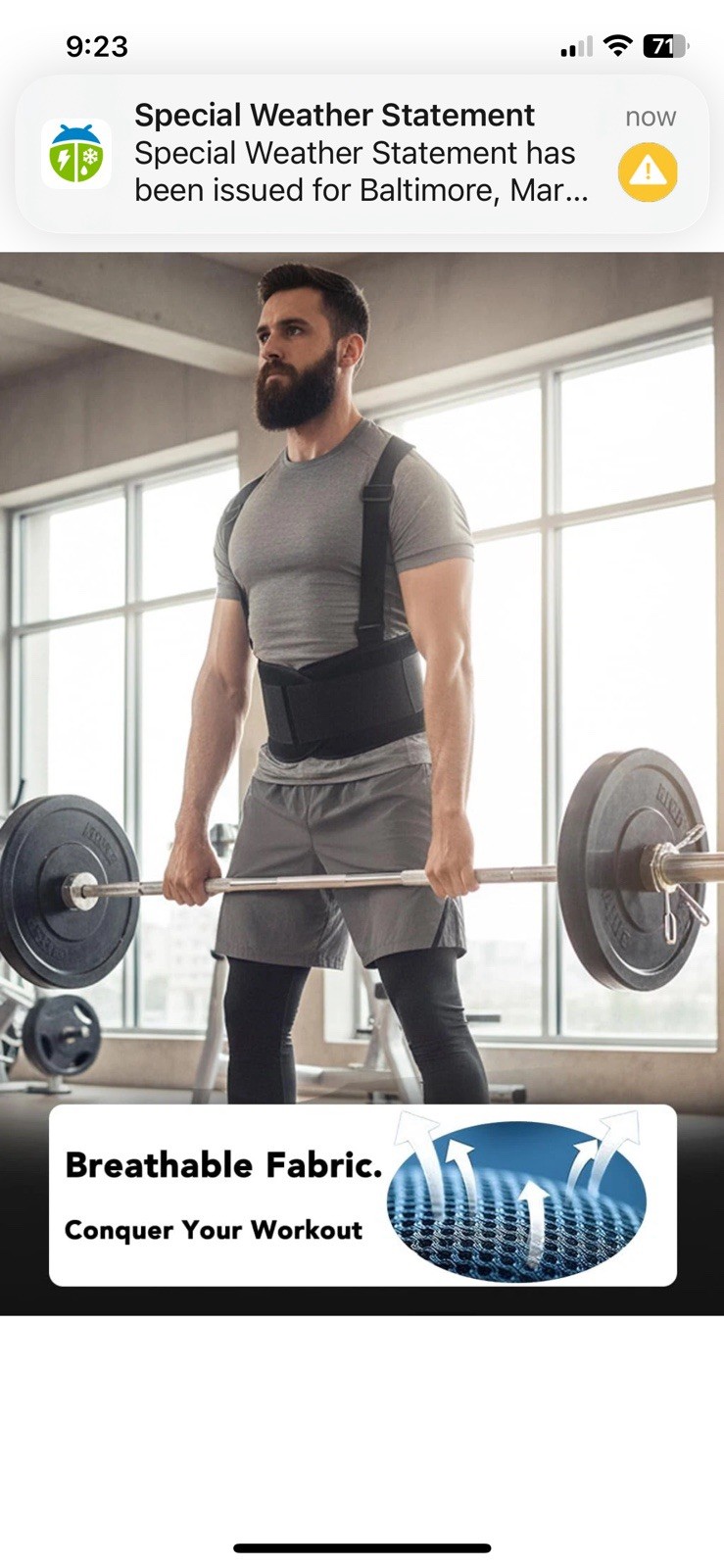 QSX Work Back Brace – Lower Back Pain Relief, Posture Correction, Heavy Lifting