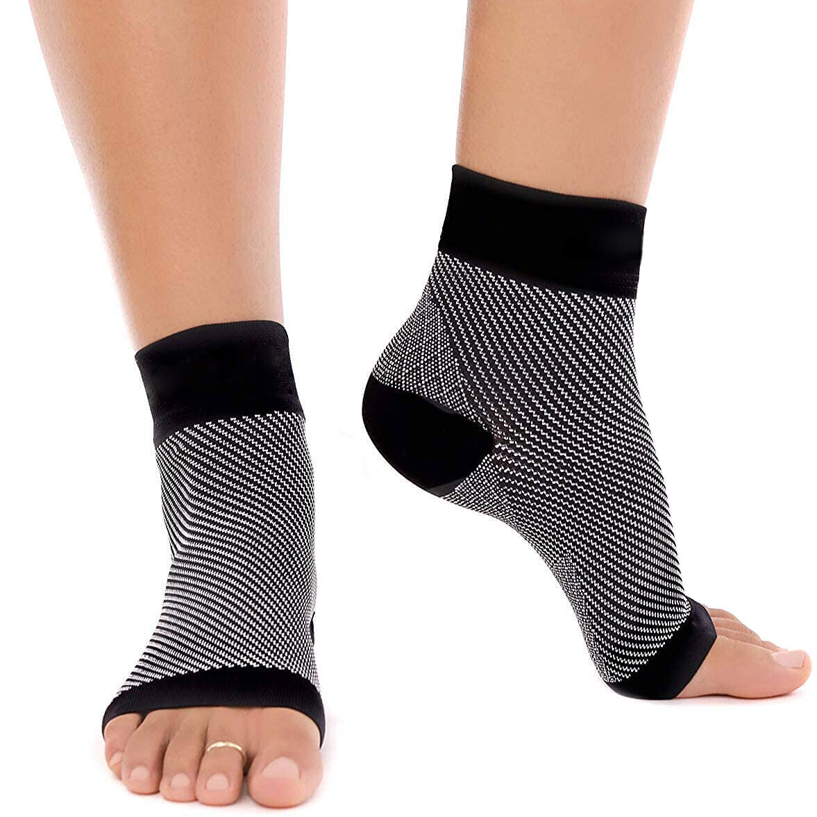 Stable Support for Weak Ankle – Plantar Fasciitis Socks Compression Foot Sleeves