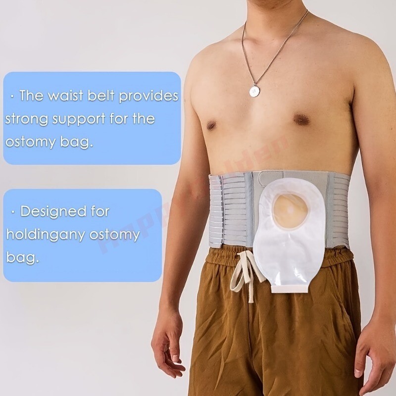 Abdominal Ostomy Belt Adjustable Stoma Support Portable Ileostomy Colostomy Belt