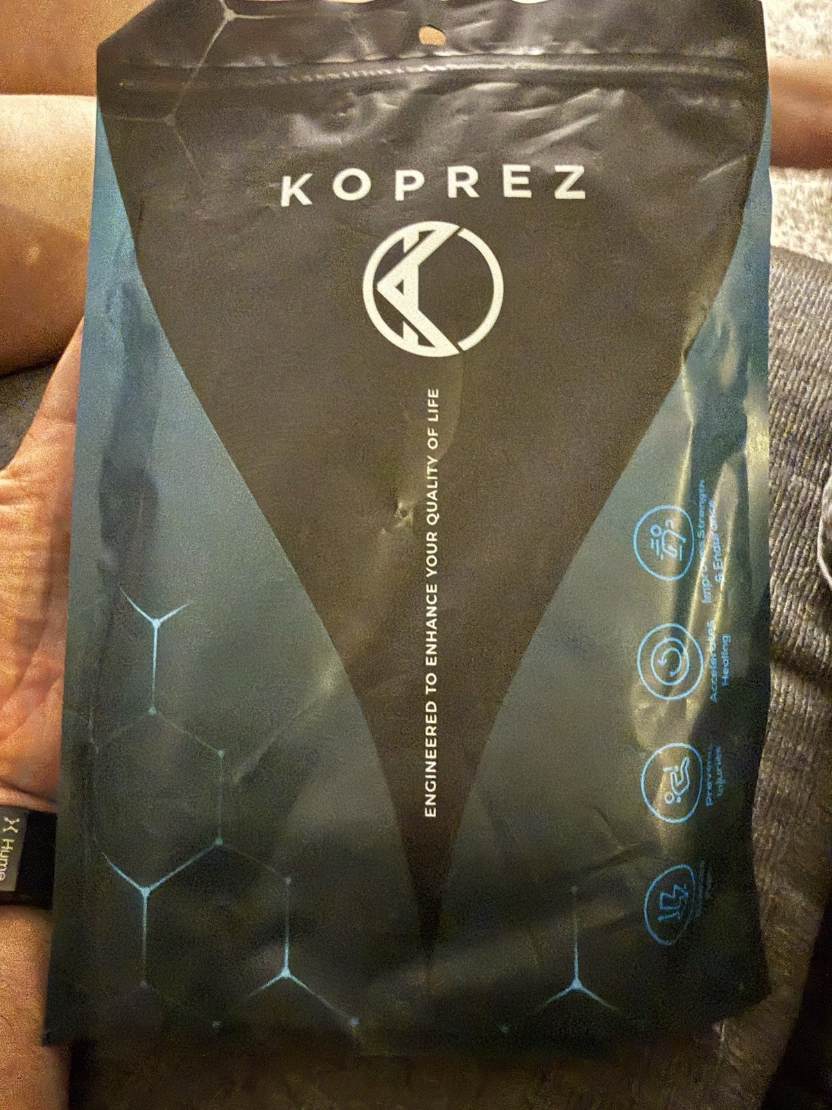 Koprez Men Medical Grade Compression Knee Sleeve Black/Green 3XL