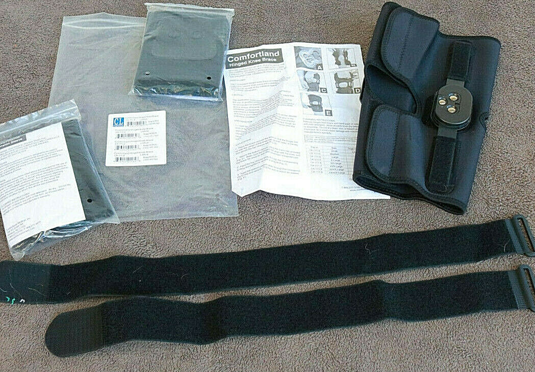 Knee Brace Hinged Large Comfortland comfortable in bag with accessories IW
