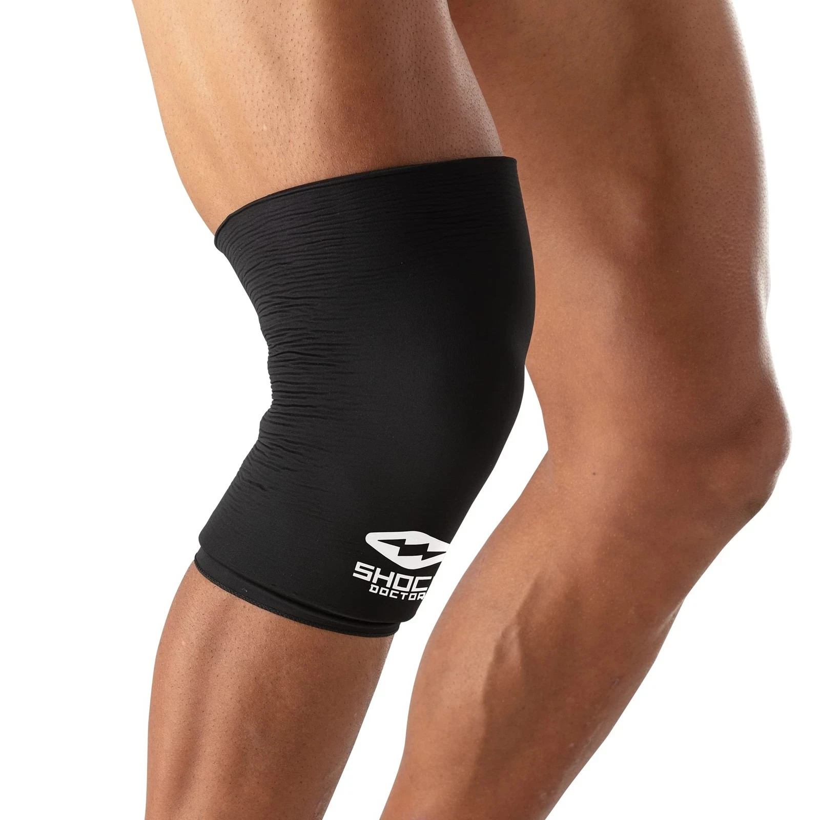 Shock Doctor Recovery Flex Ice Therapy Knee Thigh Compression Sleeve, Size M