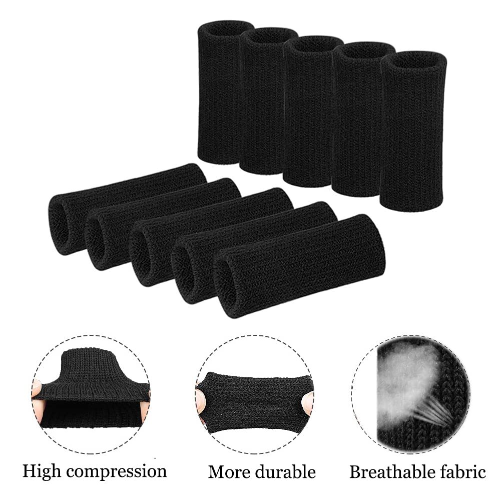 20 × Finger Splint Trigger Finger Brace Sleeves Pain Relief Sport Injury Support