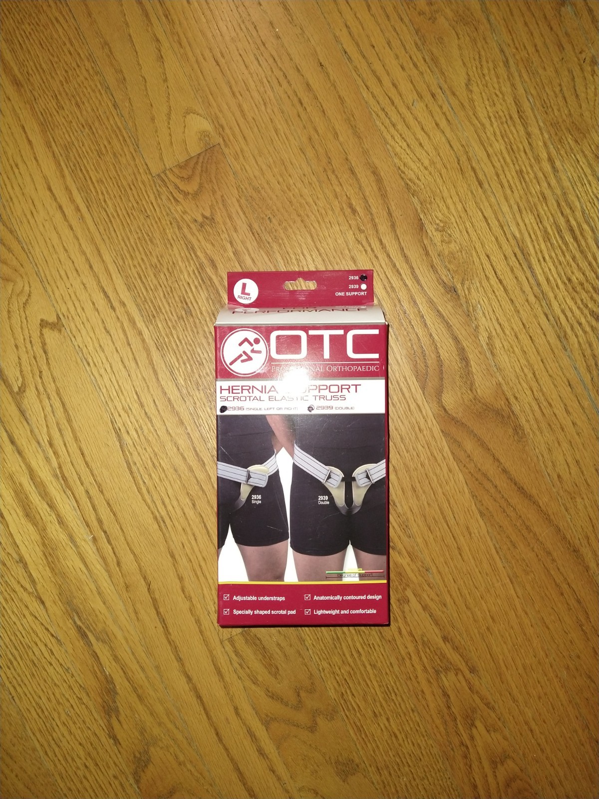 New OTC Professional Orthopaedic Hernia Support Scrotal Elastic Truss Large…