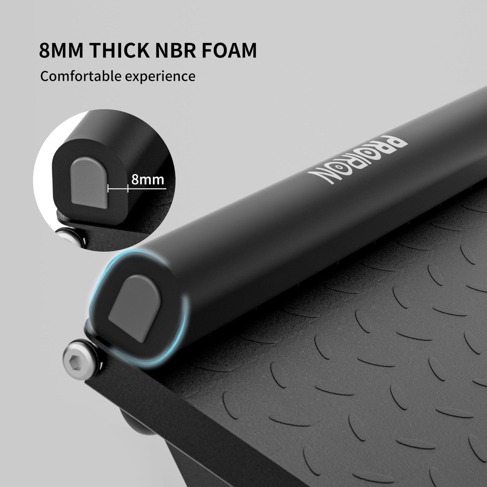 PROIRON Steel Slant Board for Calf Stretching，Calf Stretcher Medium, Black