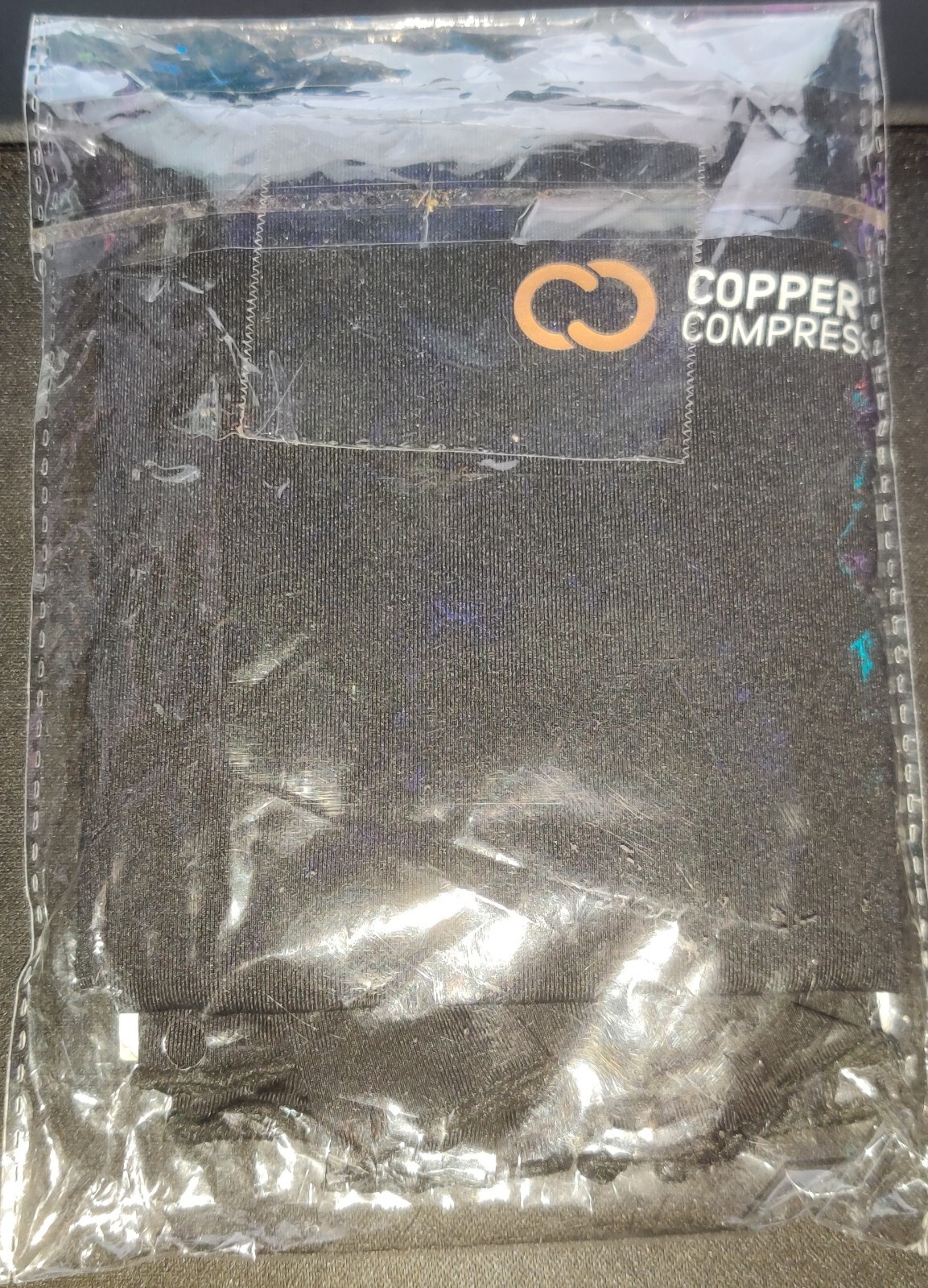 Copper Compression Long Arthritis Gloves – Black – Stretch Adult Size: XL