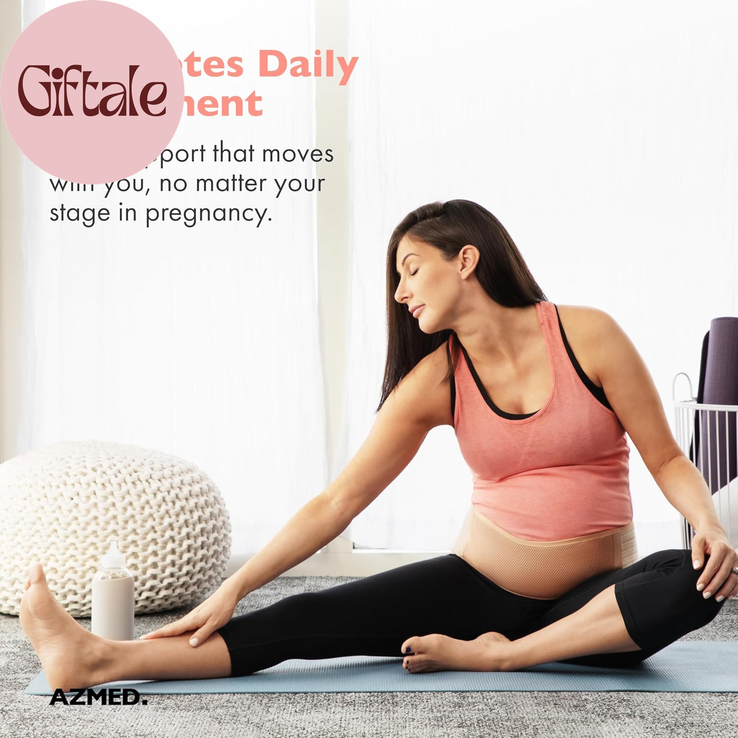 Maternity Belt Back Support – Adjustable Abdominal Binder for Pregnancy – Belly