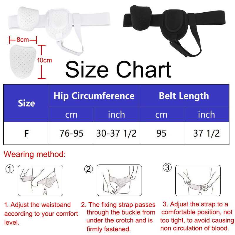 Men Inguinal Abdominal Groin Hernia Support Belt Truss Brace Relief Removable