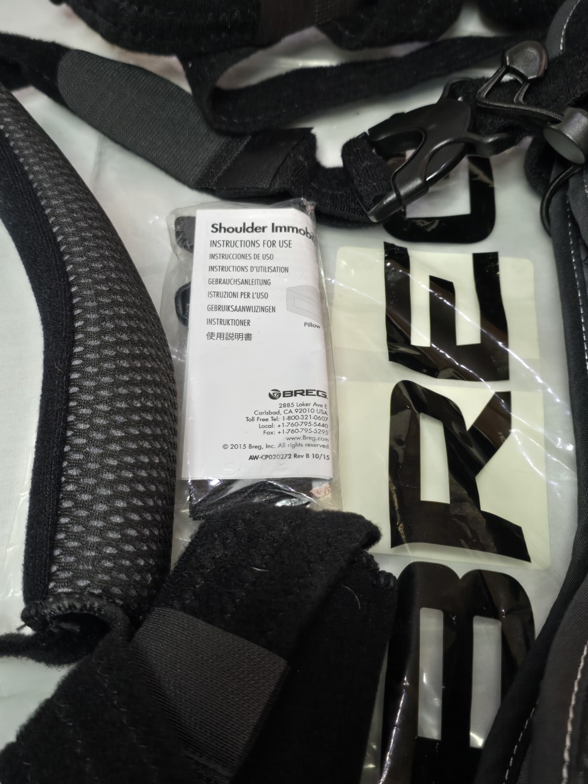 NEW BREG ARC 2.0 AE050400 SHOULDER BRACE ARM SLING UNIVERSAL SIZE