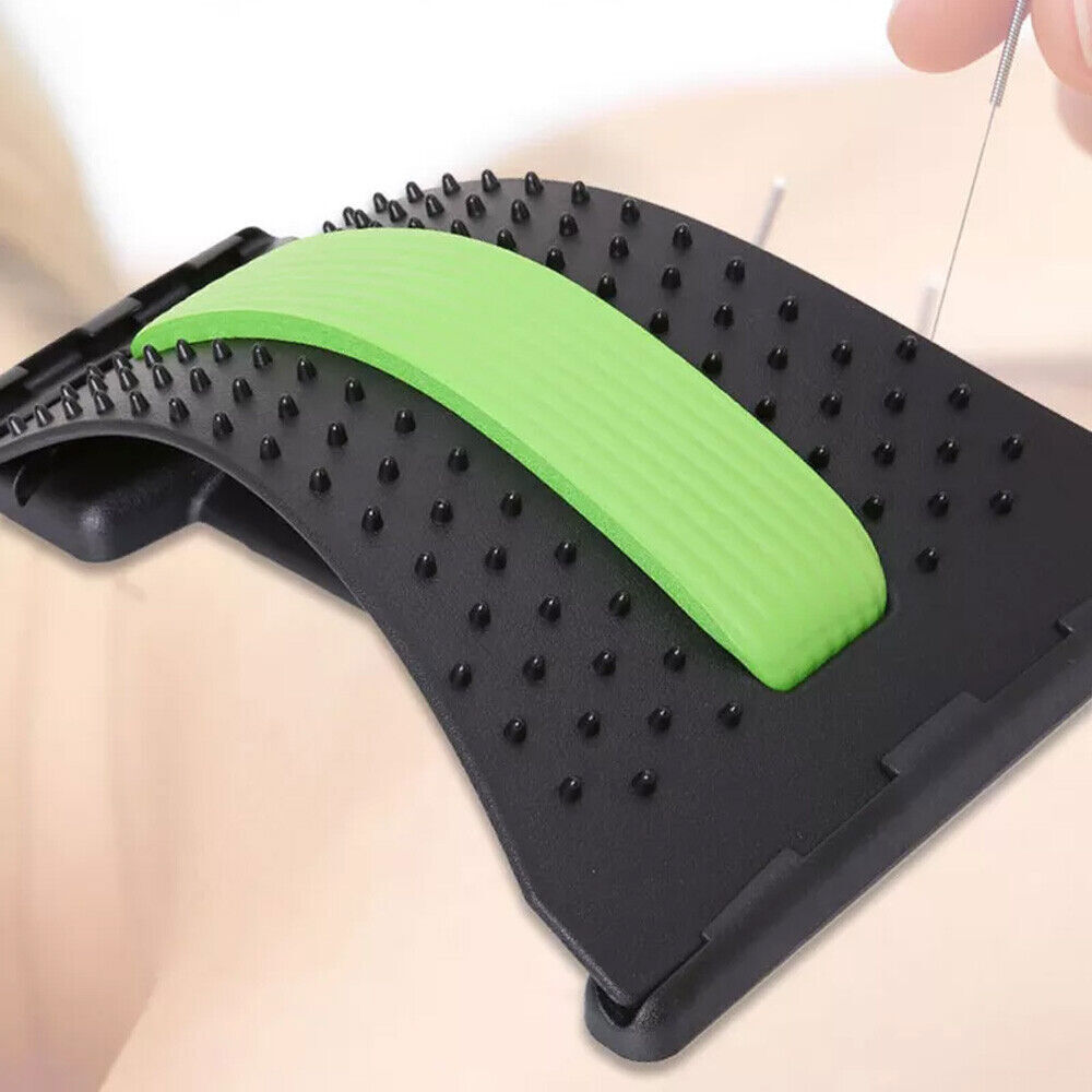 Multi-Level Back Stretcher Lumbar Support Device Pain Spine Relief & Posture Aid