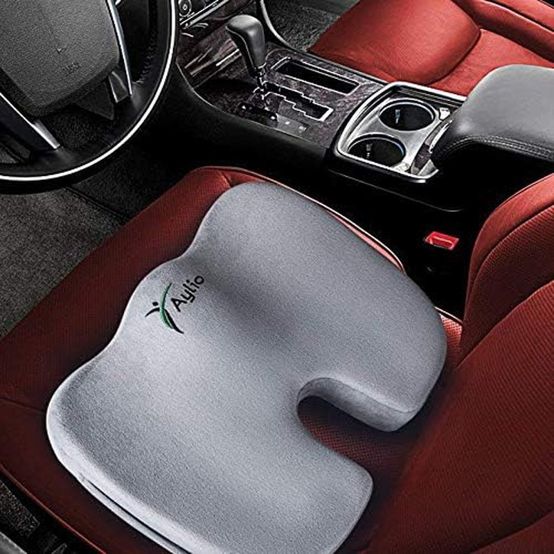 Seat Cushion for Desk Chair – Back Pain, Tailbone Relief, Coccyx, Butt, Hip Supp