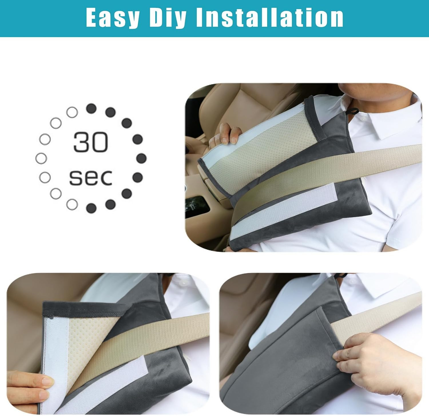 Post Surgery Seatbelt Pillow for Pregnancy Mastectomy Hysterectomy Recovery | So