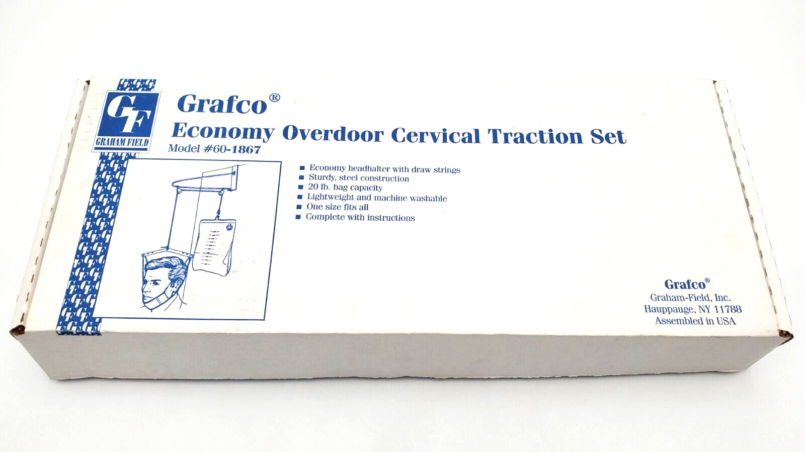 Grafco Economy Overdoor Cervical Traction Set Model#60-1867