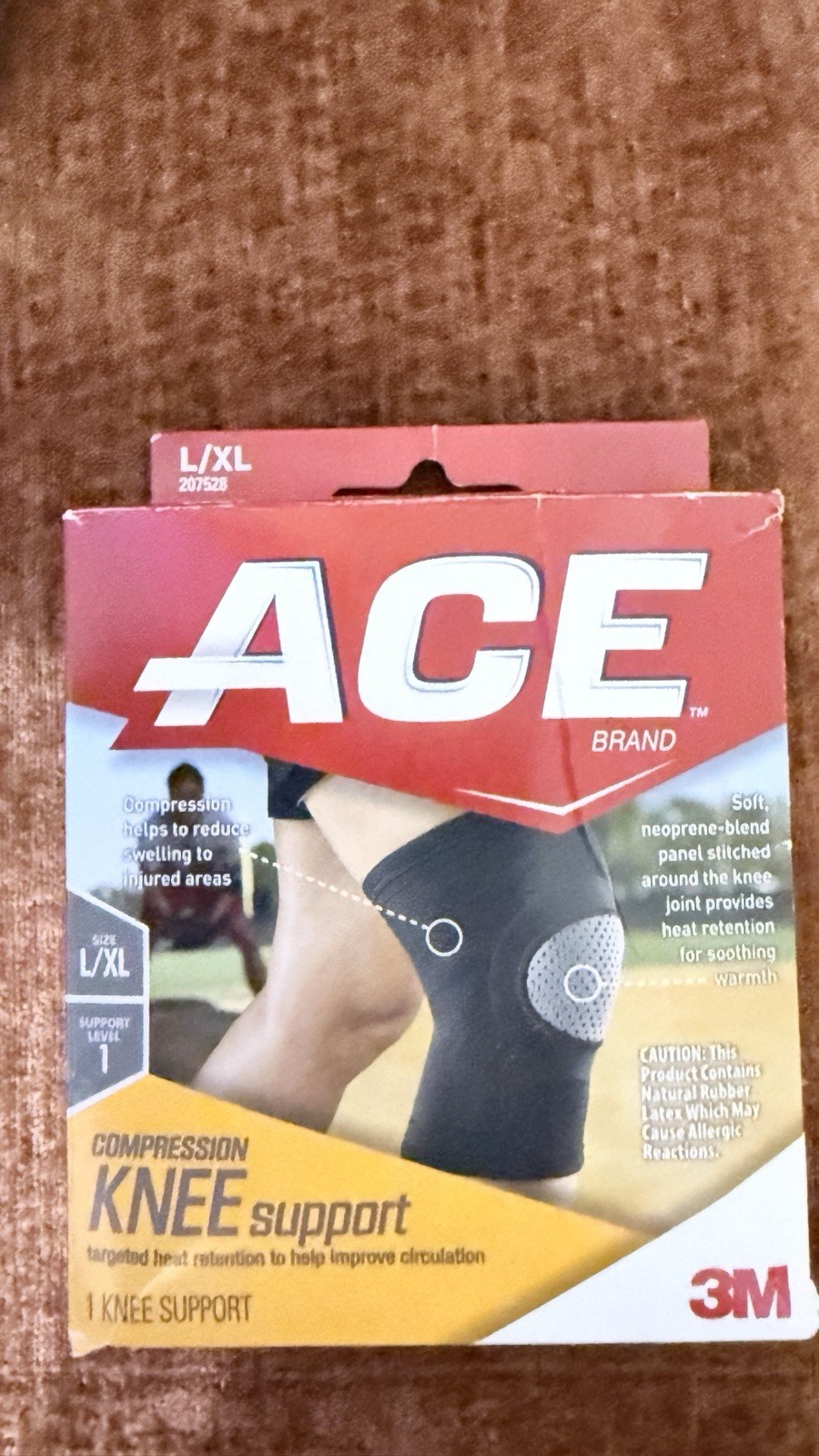 Ace Knee Compression Support – 1 Knee Support – Size L