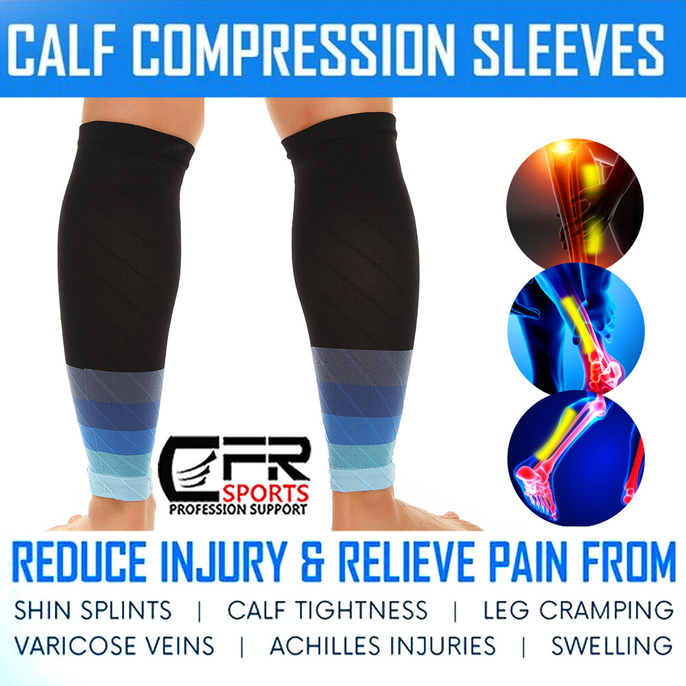 Compression Sleeve Support Leg Calf Brace Socks Sport Gym Pain Relief Men Women