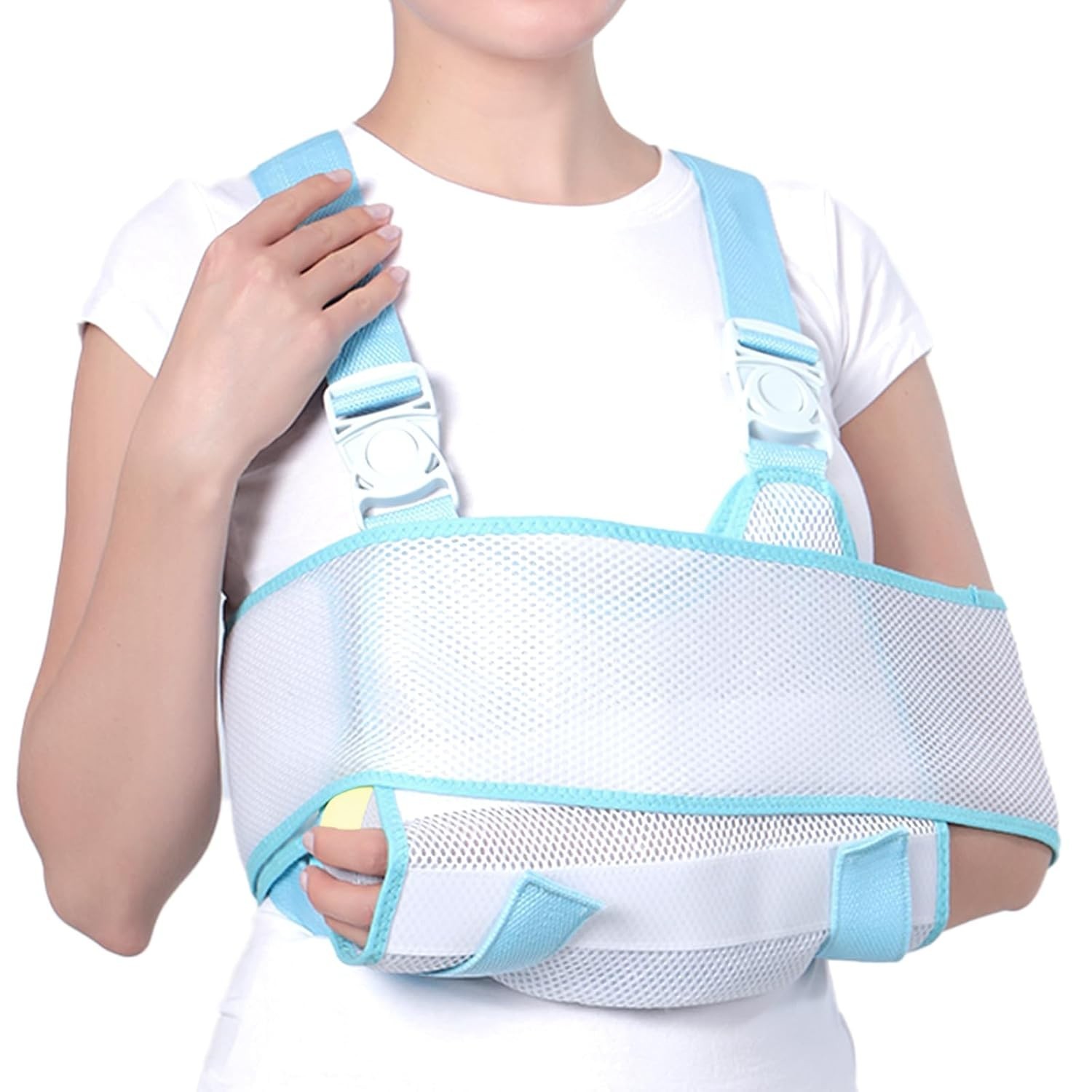 Arm Sling Shoulder Immobilizer, Breathable Strap Brace for Injury, Dislocation