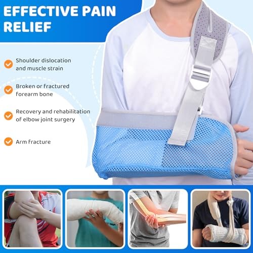 Arm Sling for Kids, Arm Brace with Support Plate, Arm Support Sling Small