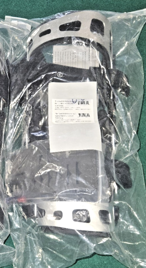ISO Preferred Large LEFT OA Dual RELIEVER Hinge Knee Brace ISO-KB0104 NEW