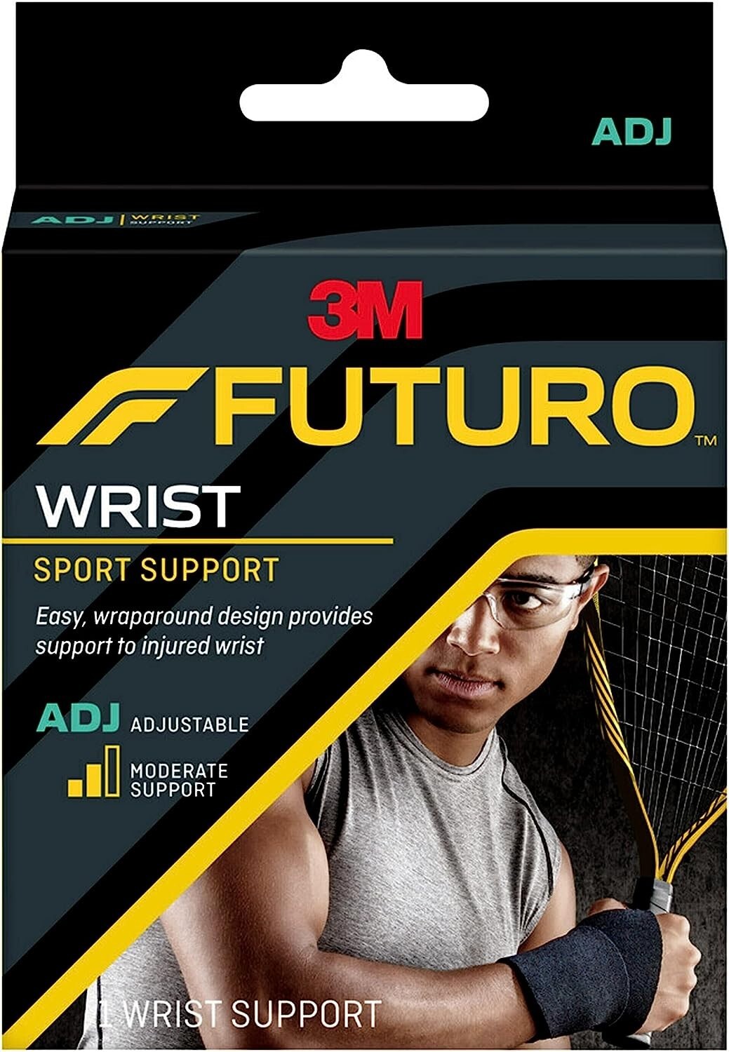 Futuro Sport Wrist Support Adjustable Strap Custom Fit Thumb Loop