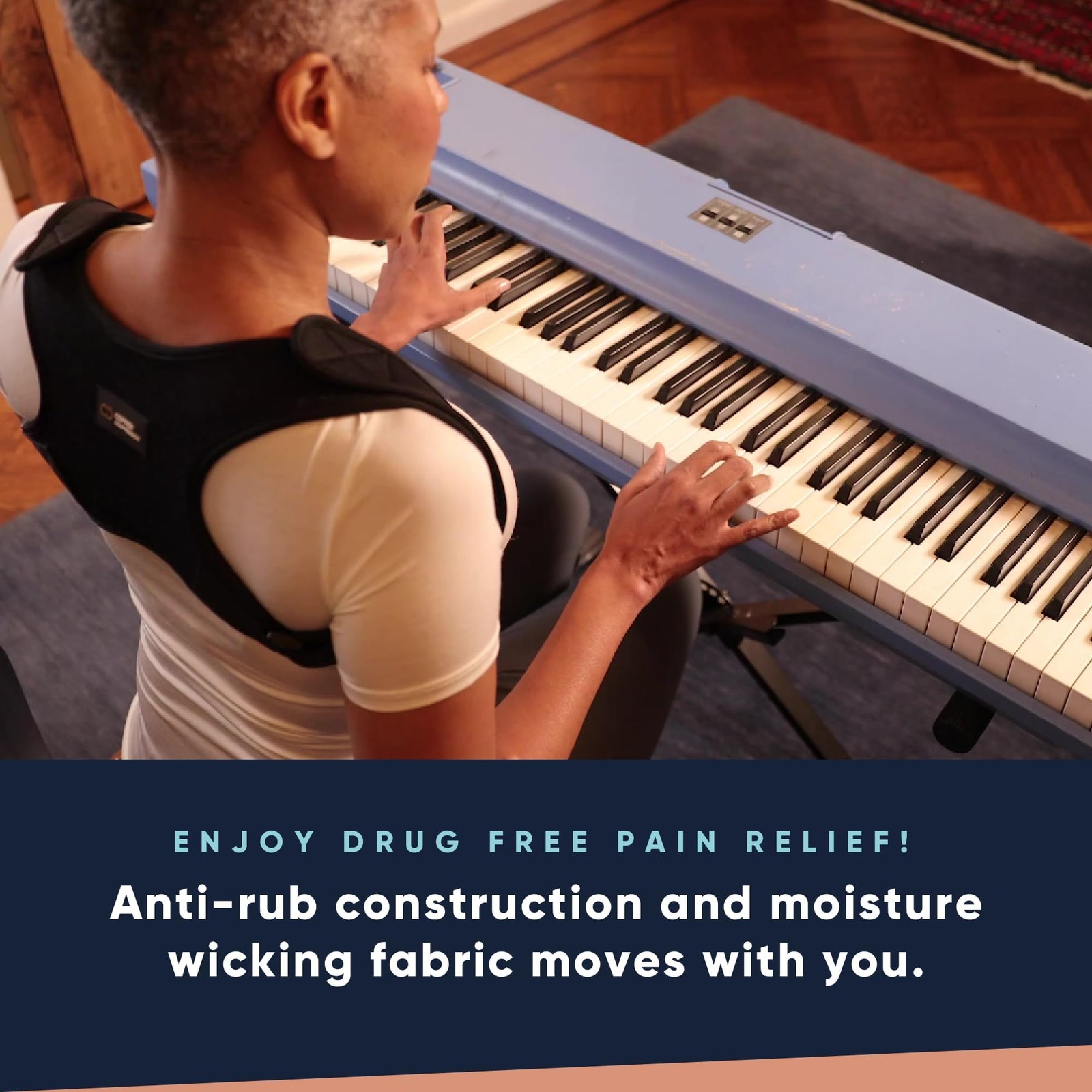 Copper Compression Back Brace Posture Corrector for Large/X-Large (Pack of 1)