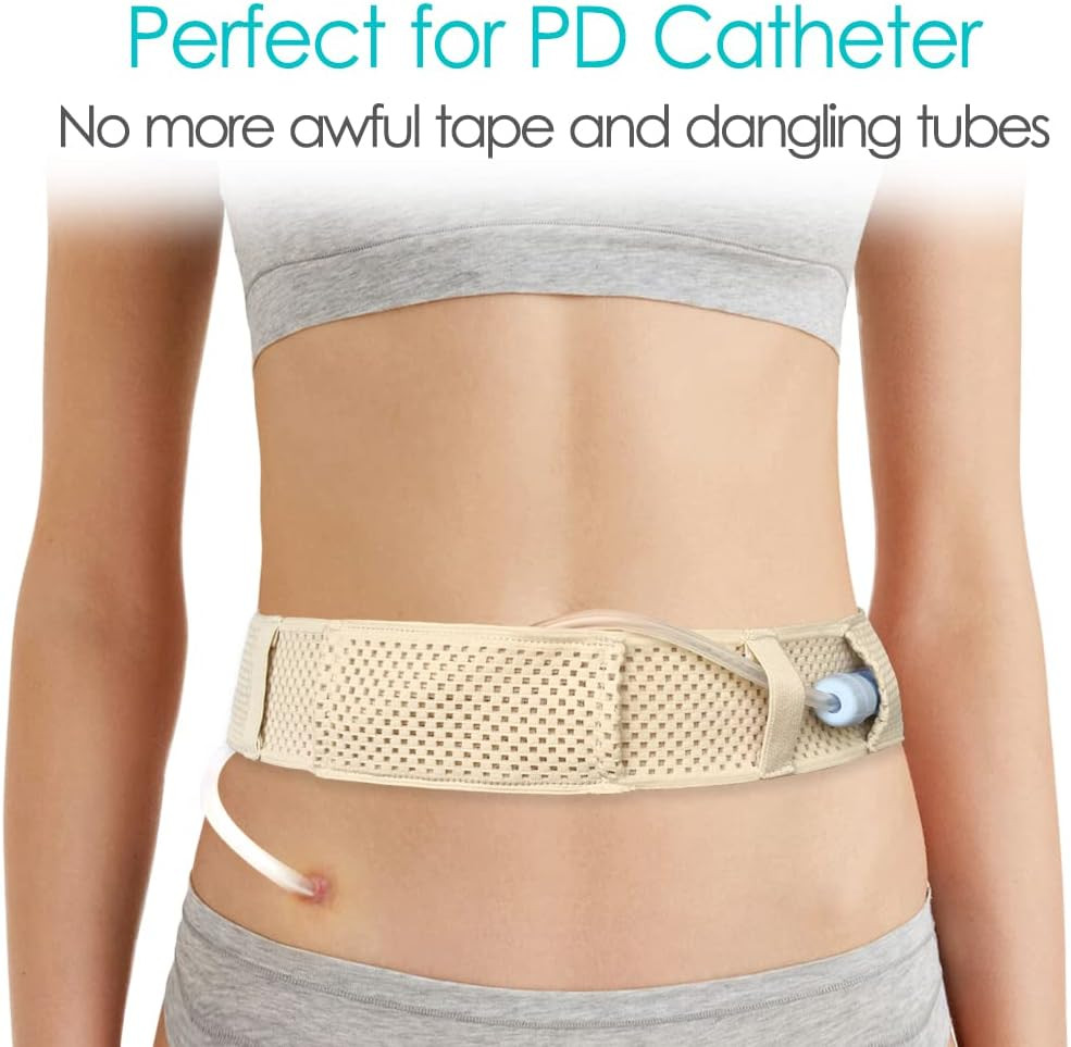 Mesh Breathable PD Belt Peritoneal Dialysis Catheter Accessories Supplies Sof…