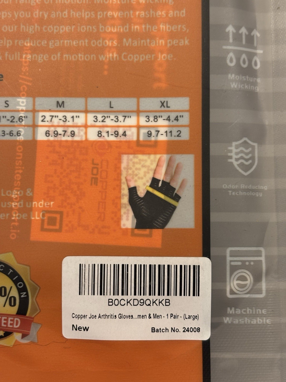 Copper Joe Ultimate Copper Relief Size L