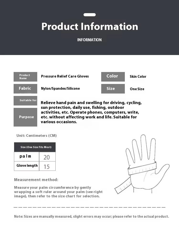 Arthritis Compression Gloves Fingerless Hand Support for Pain Relief US Seller