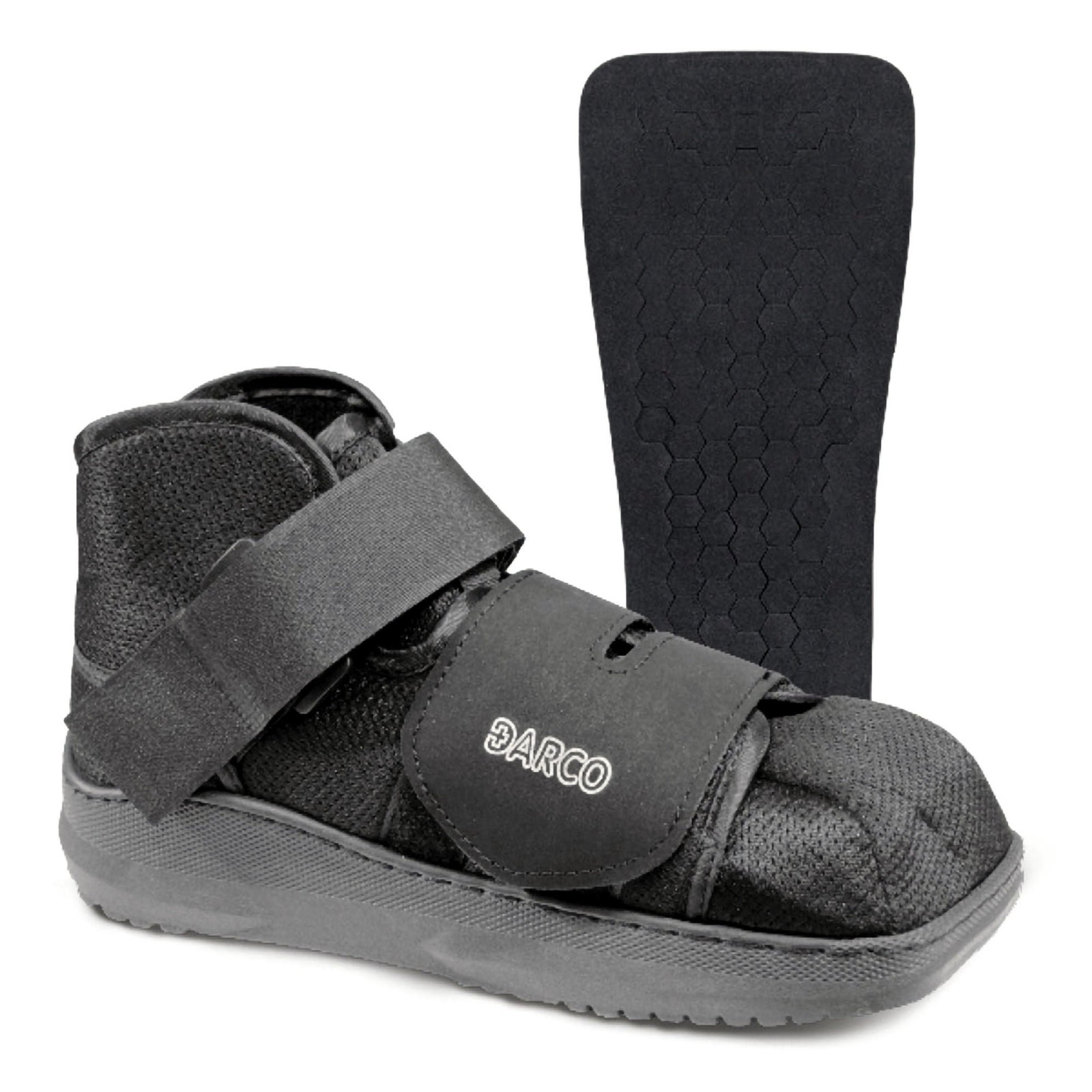 APB Black All Purpose Boot Large Rocker Sole / Removable Insole / Zoned Outsole